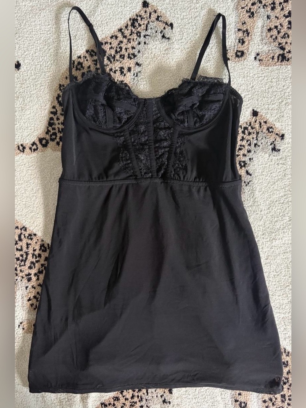 Urban Outfitters Bustier Corset Lace Mini Dress